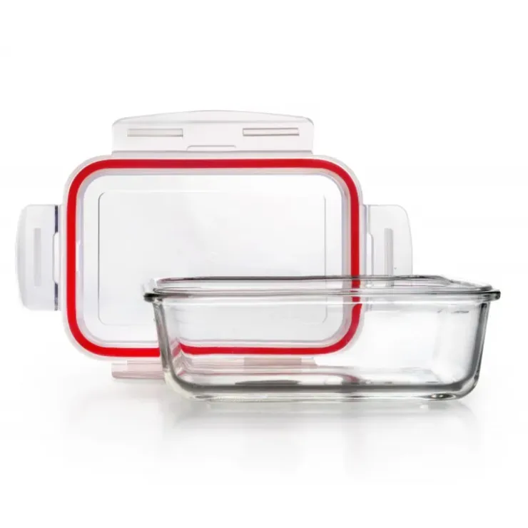 IBILI Boîte de Conservation Verre 19 x 13 cm x H 7 cm New