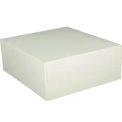CUISINEADDICT Boîte pâtissière blanche - 23 x H 5 cm - (x50) Clearance