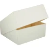 CUISINEADDICT Boîte pâtissière blanche - 20 x H 5 cm - (x50) Hot