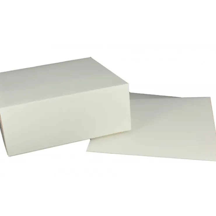 CUISINEADDICT Boîte pâtissière blanche - 26 x H 5 cm - (x50) Clearance