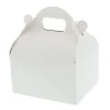 CUISINEADDICT Boîte Pâtissière Blanche avec Poignées - 20 x 18 x H 7 cm - (x50) Clearance