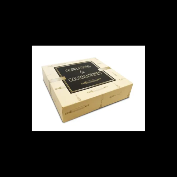 CUISINEADDICT Boîte pâtissière Inspirations et Gourmandises - 16 x H 5 cm - (x50) New