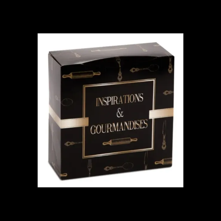 CUISINEADDICT Boîte pâtissière Inspirations et Gourmandises - 32 x H 8 cm - (x50) Best