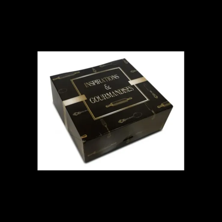 CUISINEADDICT Boîte pâtissière Inspirations et Gourmandises - 32 x H 8 cm - (x50) Best