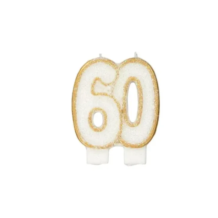 GATODECO Bougie Anniversaire 60 ans Gatodéco Online