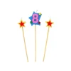 GATODECO Bougie Chiffre 8 avec 2 bougies étoiles Gatodéco Best