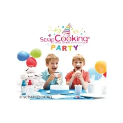 SCRAPCOOKING Bougie Chiffre 0 Blanche à Etoiles Multicolores Outlet