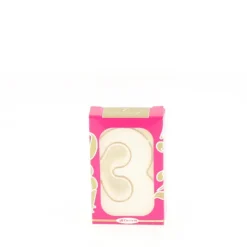CUISINEADDICT Bougie d'anniversaire chiffre 3 blanche avec filet doré Hot