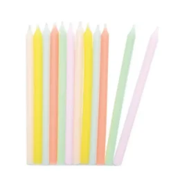 SCRAPCOOKING Bougies Longues Pastel 12 cm (x12) Discount
