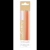 SCRAPCOOKING Bougies Longues Rose et Or 12 cm (x12) New