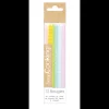 SCRAPCOOKING Bougies Longues Torsadées Pastel 12 cm (x12) Sale