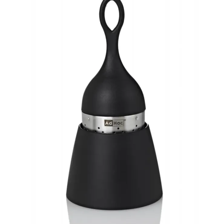 ADHOC Boule à Thé avec Support Noir Ø 4 cm x H 12,5 cm Outlet