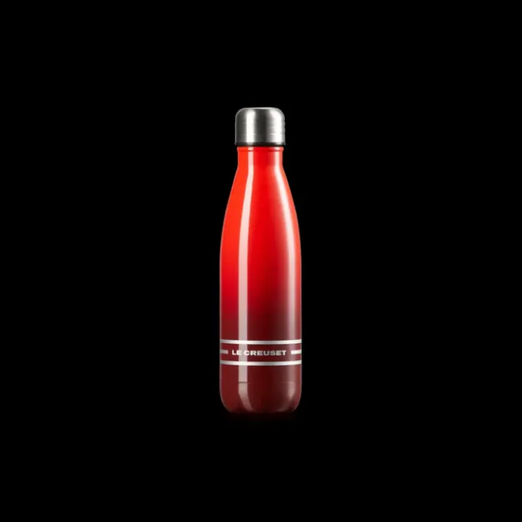 LE CREUSET Bouteille Isotherme Inox 500ml Cerise New