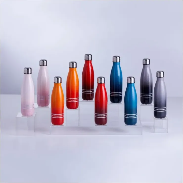 LE CREUSET Bouteille Isotherme Inox 500ml Cerise New