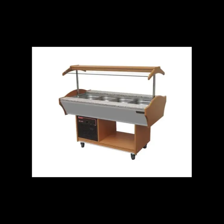 IZMAK Buffet Réfrigéré Central 0 à 10°C 1515 x 875 x 1415 mm Clearance