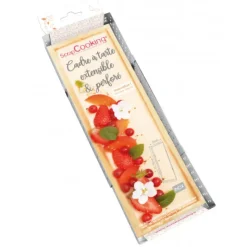 SCRAPCOOKING Cadre à Tarte Rectangle Extensible Perforé 22 à 42 cm Clearance