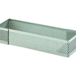 MALLARD FERRIERE Cadre à Tarte Rectangle Inox Perforé 30x11 cm H.2 cm Clearance