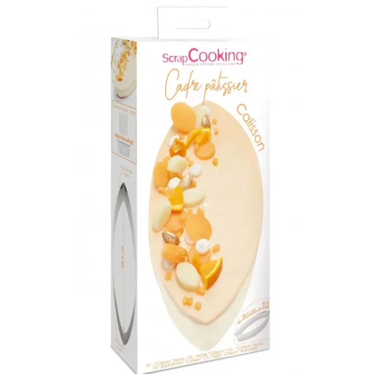 SCRAPCOOKING Cadre Pâtissier Calisson 28 cm Inox Clearance
