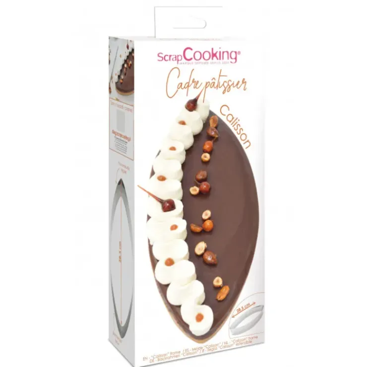 SCRAPCOOKING Cadre Pâtissier Calisson 28 cm Inox Clearance