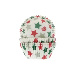 HOUSE OF MARIE Caissette à Cupcake Étoiles Ø 5 cm (x50) New