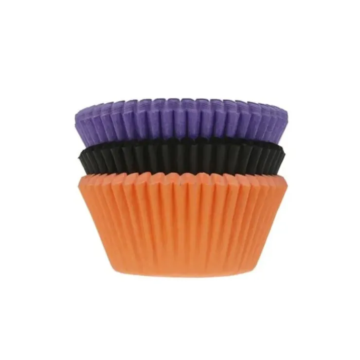 HOUSE OF MARIE Caissette Cupcake Unie Halloween Ø5 cm x75 Online