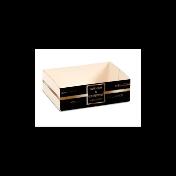 CUISINEADDICT Caissette pâtissière Inspirations - 18 x 12 x H 5 cm - (x100) New