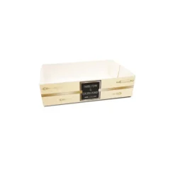 CUISINEADDICT Caissette pâtissière Inspirations -14 x 11 x H 5 cm- (x100) New