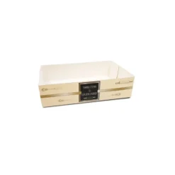 CUISINEADDICT Caissette pâtissière Inspirations -20 x 12 x H 5 cm- (x100) New