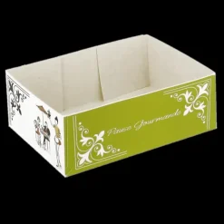 CUISINEADDICT Caissette pâtissière Pause Gourmande 14 x 10 cm x H 5 cm (x100) Outlet