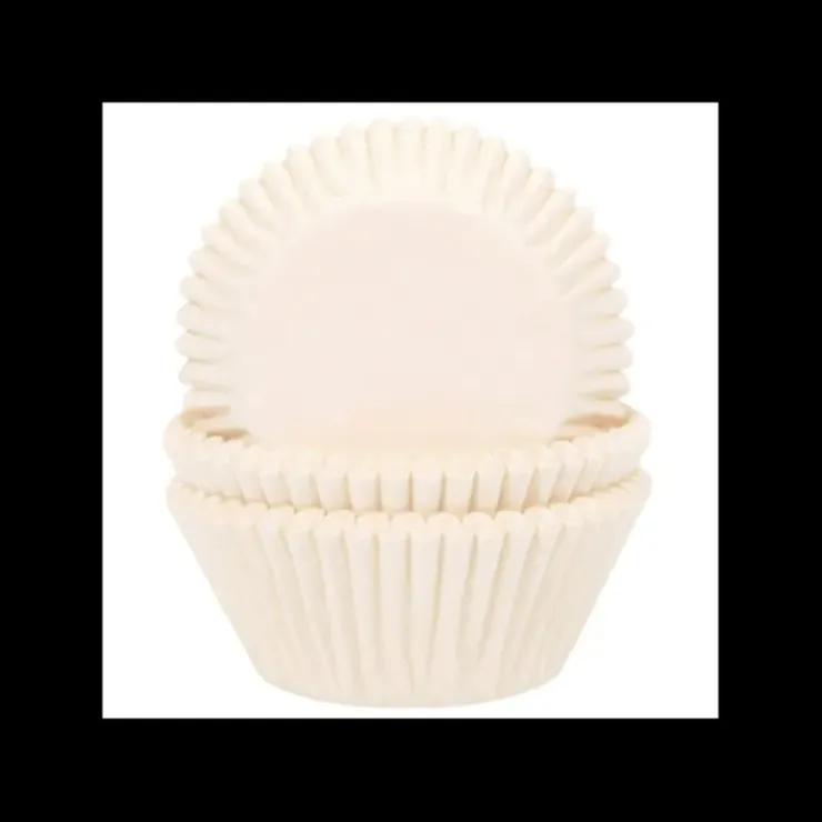 HOUSE OF MARIE Caissettes à Cupcakes Ivoire (x50) Sale