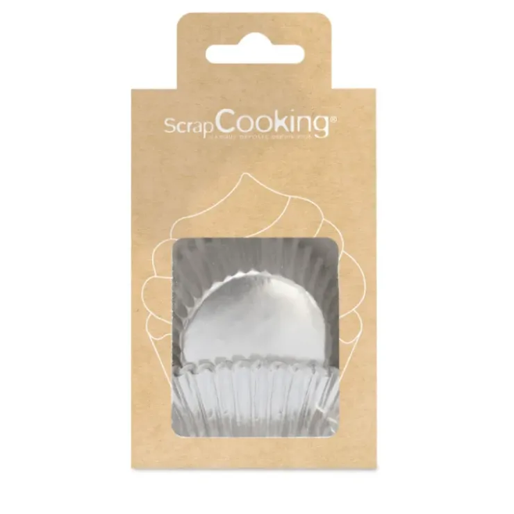 SCRAPCOOKING Caissettes Argentées (x48) Hot