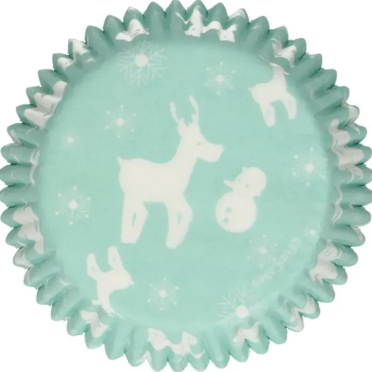 WILTON Caissettes Cupcakes Féérie Hivernale Bleue et Blanches Funcakes (x48) Hot