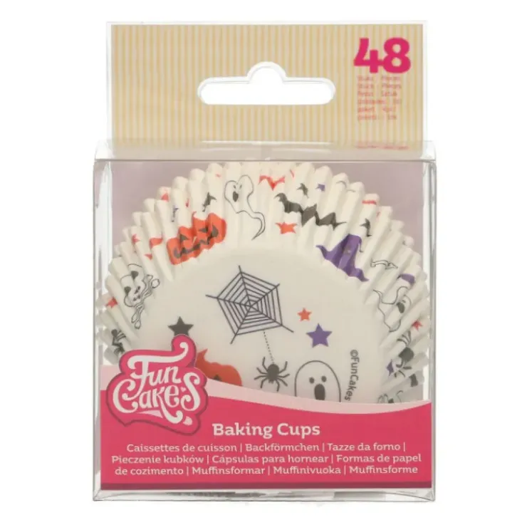 FUNCAKES Caissettes Cupcakes Halloween (x48) New