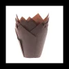 HOUSE OF MARIE Caissettes Cupcakes Marron Tulipe (x36) Outlet