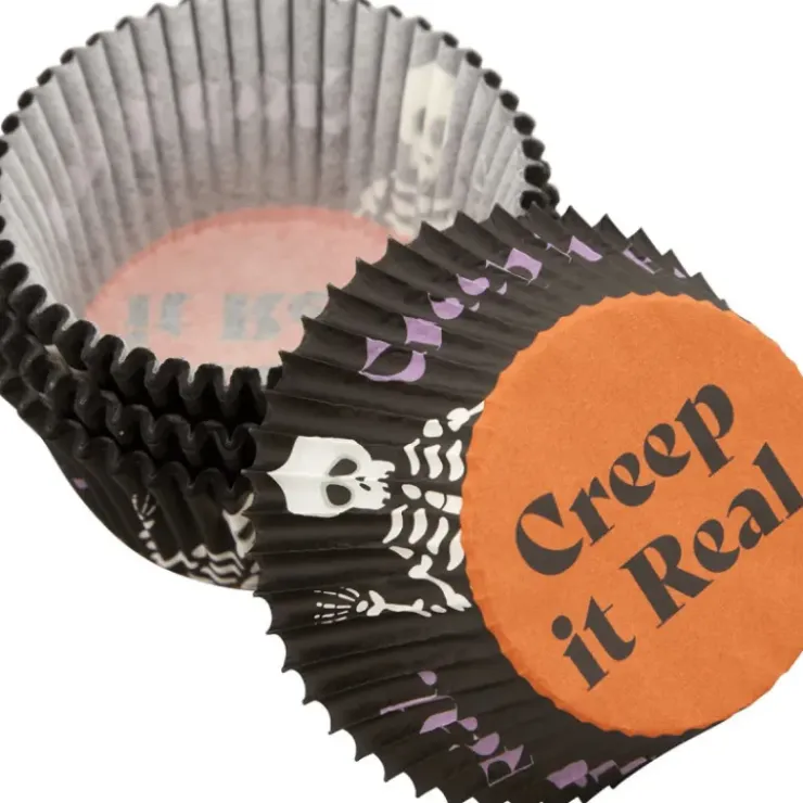 WILTON Caissettes Cupcakes Squelette Halloween (x75) Sale