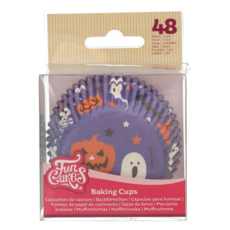FUNCAKES Caissettes Cupcakes Violettes Halloween (x48) Sale