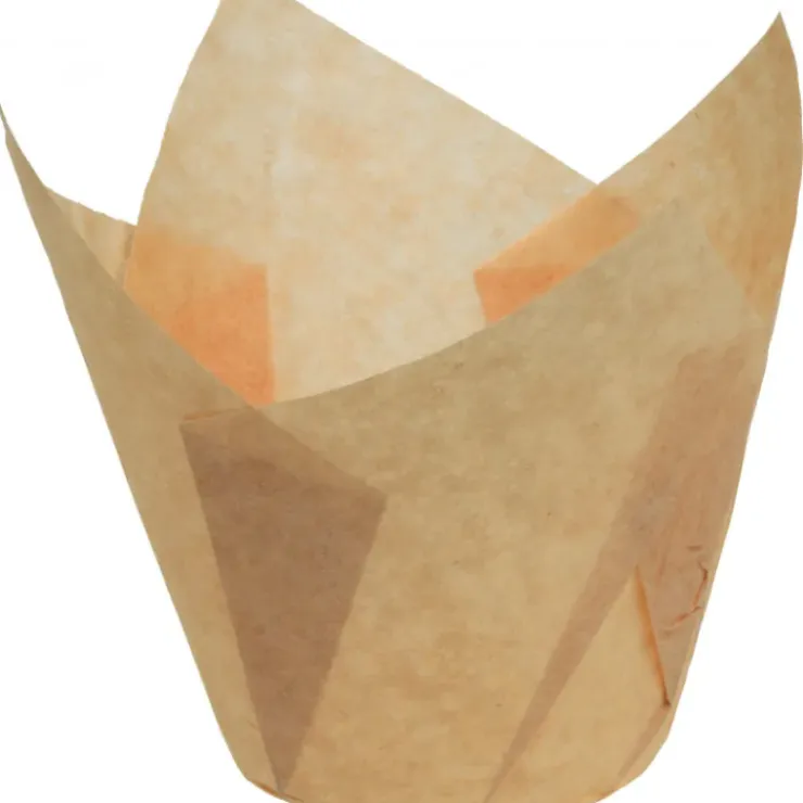 NORDIA Caissettes en Papier Tulipcup Ecru Ø 5 cm H 7 cm Sale