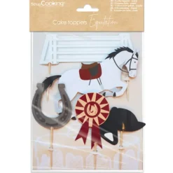 SCRAPCOOKING Cake Topper Équitation Online