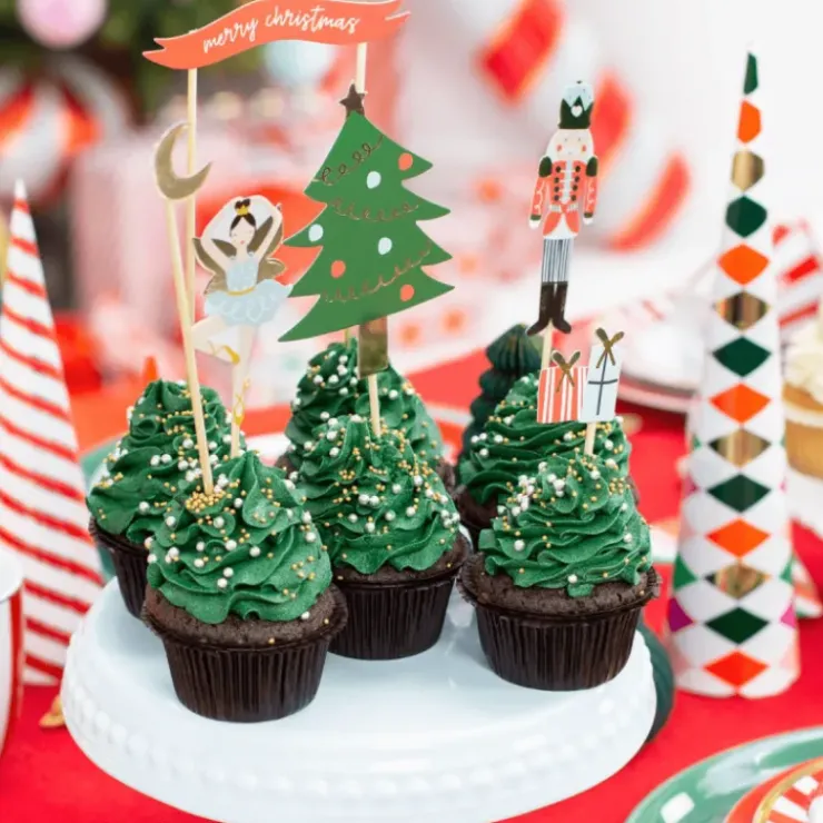 PARTYDECO Cake Toppers Noël Casse-Noisette (x6) Sale