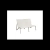 GROSFILLEX Canapé Conversationnel Blanc Glacier Toile Blanche Sunset Online