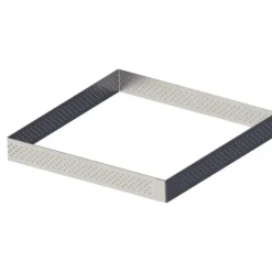 DE BUYER Carré perforé L. 20 cm de L'école Valrhona par Best