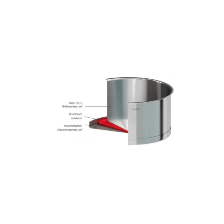 CRISTEL Casserole Ø 12 cm Strate Amovible Inox New