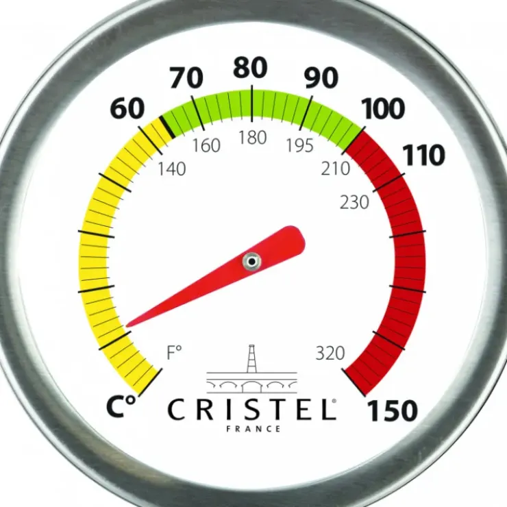 CRISTEL Casserole et Cuit Vapeur Inox Ø 20 cm Anses Noyer Biome Outlet