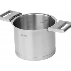 CRISTEL Casserole Haute Graduée Ø 14 cm Strate Amovible Inox Best
