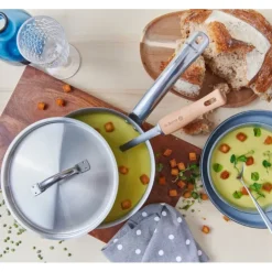 DE BUYER Casserole Inox Ø 24 cm Alchimy Hot