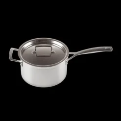 LE CREUSET Casserole Inox avec Couvercle 20 cm Online