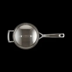 LE CREUSET Casserole Inox avec Couvercle 18 cm Hot