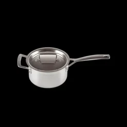 LE CREUSET Casserole Inox avec Couvercle 16 cm Hot