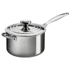 LE CREUSET Casserole inox avec couvercle 18 cm Signature Hot