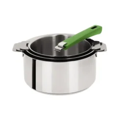 CRISTEL Casserole Mutine Ø 14 cm Manche Amovible Inox Hot